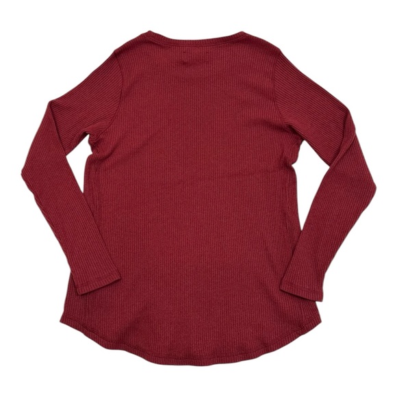 Abercrombie & Fitch Soft A&F Cozy Ribbed Knit Long Sleeve Top NWOT Large - Picture 4 of 4